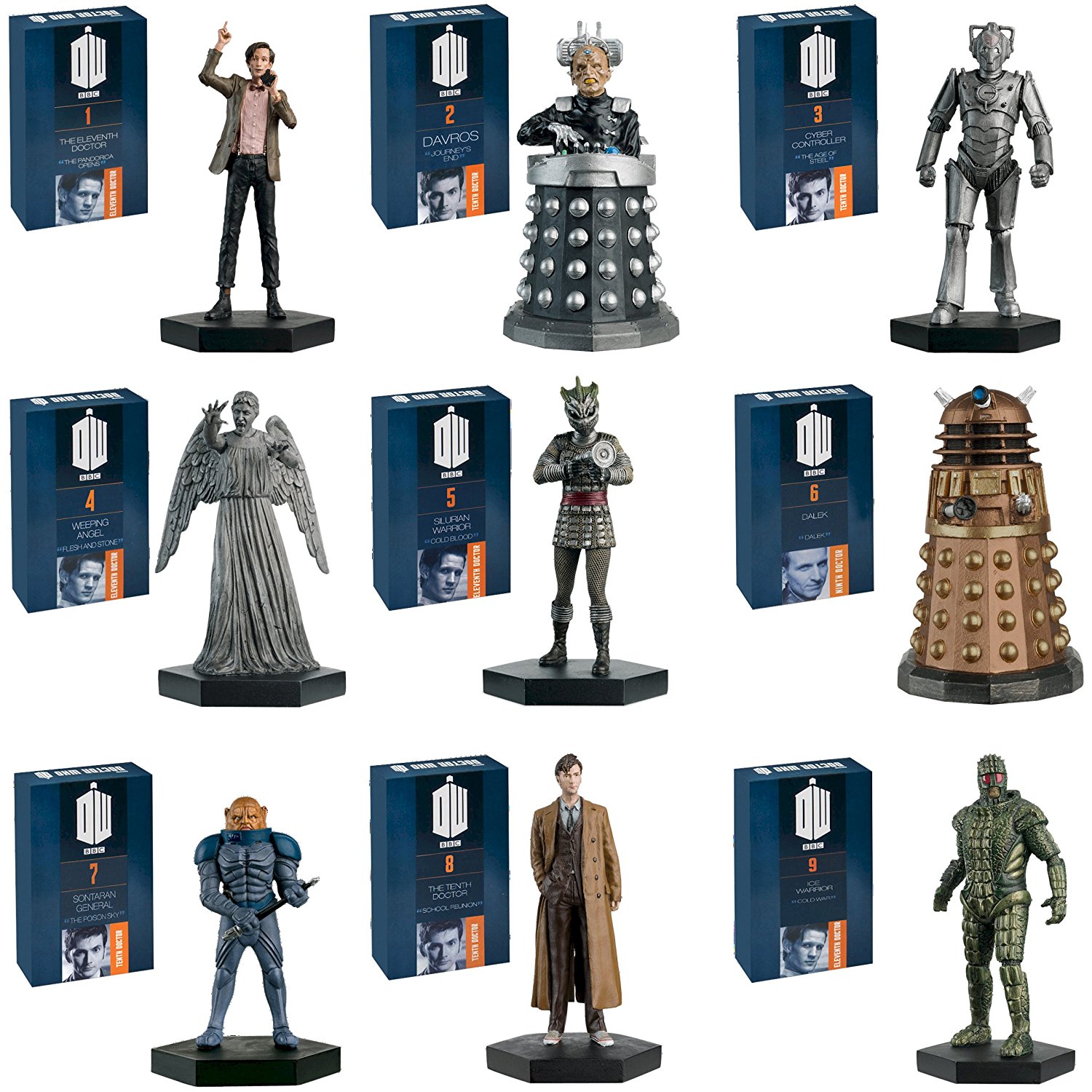Doctor Who Eaglemoss Figurine Collection Silent 1:21 scale #10  in series 