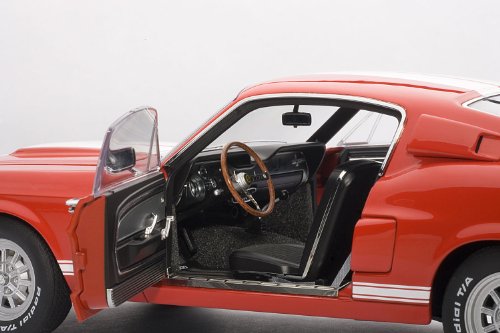 Autoart 72906 Shelby Mustang GT 500 1967 rot mit weiBen Streifen 1 18 The Proud Geek